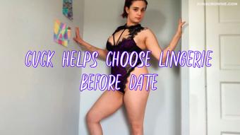 Cuck Helps Choose Lingerie Before Date (Nina Crowne)