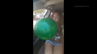 Cherri's Car/Outdoor Blow to Pop Fun (Custom Fetish)
