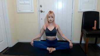 Yoga and Chair Riding (Gardengirl)