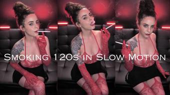 Smoking 120s in Slow Motion (Dani Lynn)