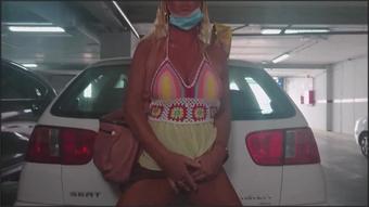 Natalie K Public Masturbation Fingering In Carpark 2022 (Natalie K)