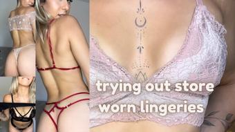 Trying out my Store Lingeries - Mar 13, 2023 (Akali Lunar)