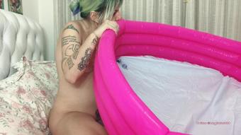 Blow Inflatable Pool And Cum (Lily Ann X)