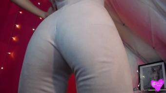 Suede Bodysuit Ass worship (AllforLucky)