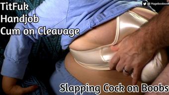 Titfuck, Slap on Boobs, Cum on Cleavage - April 20, 2020 (hugeboobswife)