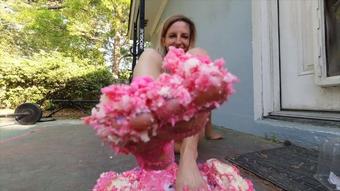 Femdom Cake Smash POV - July 15, 2021 (Lora Cross)