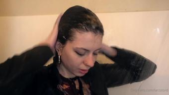 larzstord 05 09 2021 2212853998 i get home from a long day at work and am so tired i go to take a shower while still fully (larzstord)