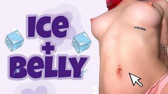 CUTE BELLY AND ICE FETISH (cutielanalova)