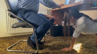 Business Bitch Secretary Secret Blowjob Under The Desk (Business Bitch)