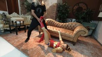 WonderWoman Struggles in 2 Boots - March 23, 2021 (Lora Cross)
