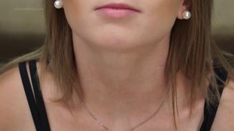 Amber's Close Up Throat Gulp (Custom Fetish)