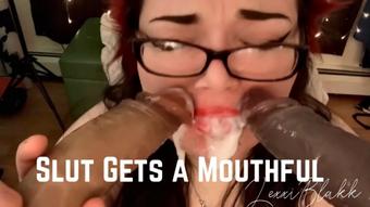 Slut Gets a Mouthful (Lexxiblakk)