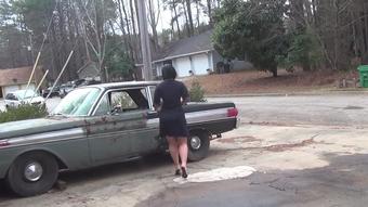 Galas Cranks the Ford Falcon in Mules - Jul 27, 2018 (Galas Looner)