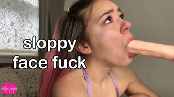 sloppy facefuck (pinkbaby24)