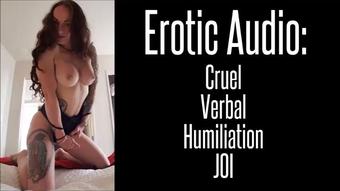 Erotic Audio: Cruel Verbal Humiliation - July 28, 2021 (Claudia Kink)