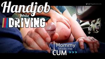 HandJob while Driving Mommy Made Me CUM - January 05, 2022 (hugeboobswife)