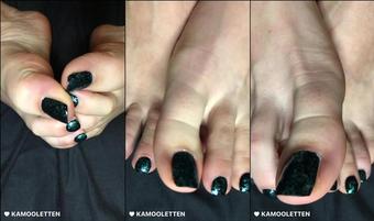annieamazing 137435079 2021 04 20 toes wiggling amp closeup video. omg i really love this shiny pedi  (annieamazing)