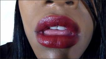Goddess Ashanti Weak For Big Red Lips (Goddess Ashanti)
