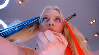 Harley POV sucking SPIT PLAY - January 21, 2022 (Jane_Klein)
