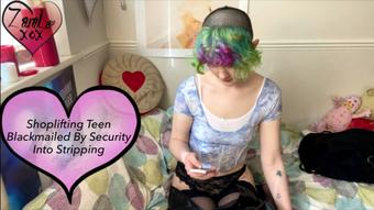 Teen Shoplifter Blackmailed To Strip - Mar 13, 2022 (Zara Lee xox)