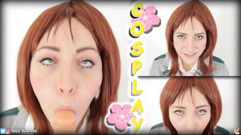 Ochako Uraraka's Ahegao BlowJob (MissMilaRose)