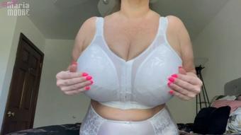 Mommy Maria Teases You With Her Bra (Maria Moore)