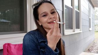 Sharing A Smoke With Your Cute Co-Worker (Katy Faery)