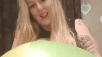 BBW inflatable beach ball fun - November 19, 2023 (Nikki lynne)