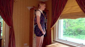 Ariel Anderssen 6Th Former Waits For Caning (Ariel Anderssen)