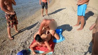Alexandra Wett Public Gangbang Party On The Beach (Alexandra Wett)