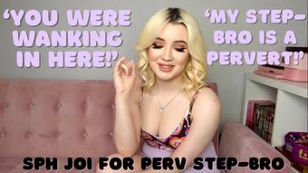 Perv Step-Brother Caught Wanking SPH JOI (Lana Harding)