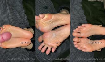 lindabooxo 07 01 2021 2003450819 Sorry Iâve been away soo long hereâs a quickie vid from tonight. Footjob v (lindabooxo)