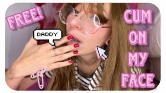 FREE CUM ON MY AHEGAO FACE DADDY (cutielanalova)