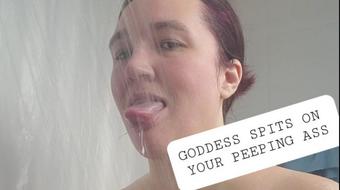 Goddess Spits on Your Peeping Ass - January 03, 2021 (AlleriaMystic)