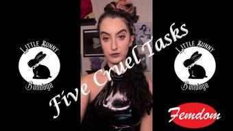 Five Cruel Tasks Custom - Dec 4, 2021 (LittleBunnyB)