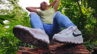 Muddy Outdoor Nike AF1 Worship (Goddess Vanessa)