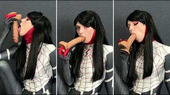 Cindy Moon Silk) Cosplay - Blowjob and - Sep 22, 2022 (Lil cosplay slut)