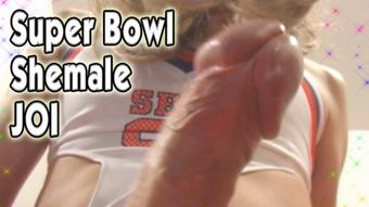 Super Bowl Shemale JOI with Cumshot (Jessica Sweet)