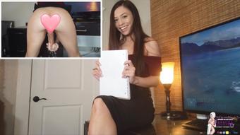 Asian Secretary Squirts in Your Office (NatashaTy9)