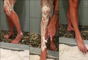themikaylamiles 03 07 2020 494874764 mikaylamiles showering shaving those long sexy le (themikaylamiles)