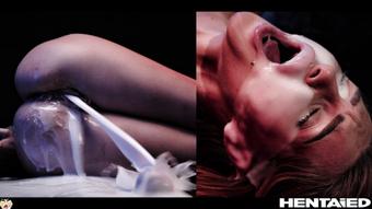 Tentacled - 1 Girl 4 Eggs - Alien Sex (hentaied)