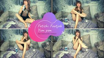 Fetish: Footjob - Yum yum - Oct 5, 2019 (Lil cosplay slut)