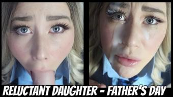 Reluctant daughter face fucked before school by pervert Dad - June 17, 2023 (LuluBlue_x)