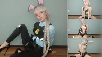 Zootopia - Judy Hopps Striptease - Dec 6, 2020 (Lil cosplay slut)