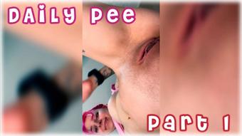 DAILY PEE DAY 1 (cutielanalova)