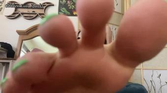 LucySpanks - Foot Slave Training POV (LucySpanks)