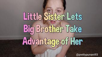 Little Sister Lets Big Brother Take Advantage of Her (Lizzymaestro)