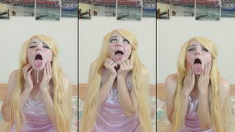 Rapunzel Cosplay: AhegaoFace - Jun 27, 2020 (Lil cosplay slut)