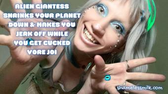 Alien Giantess Seductive Shrinking Cucking Vore JOI (moreshameless)