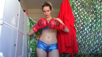Boxing ENF Ballbust (Goddess Vanessa)